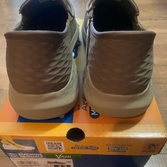 Skechers Parson-Ralven Slip-Ons. Size 13. Relaxed Fit. Taupe. - Picture 7 of 8